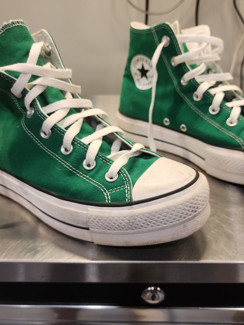 Green Platform Converse 10